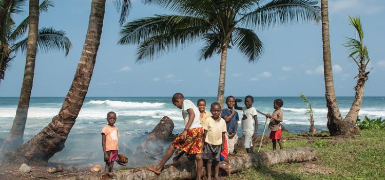 Beach in Sao Tome